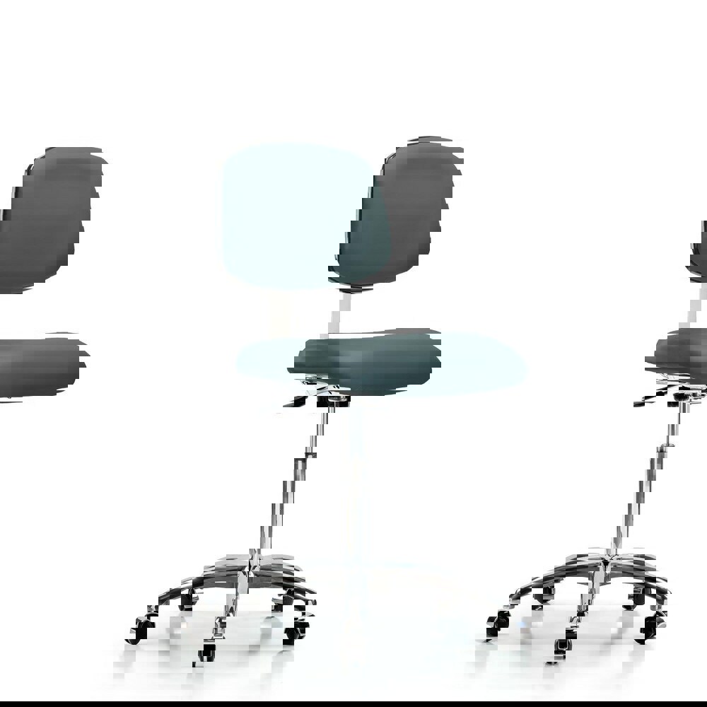 Task Chair: Vinyl, Colonial Blue